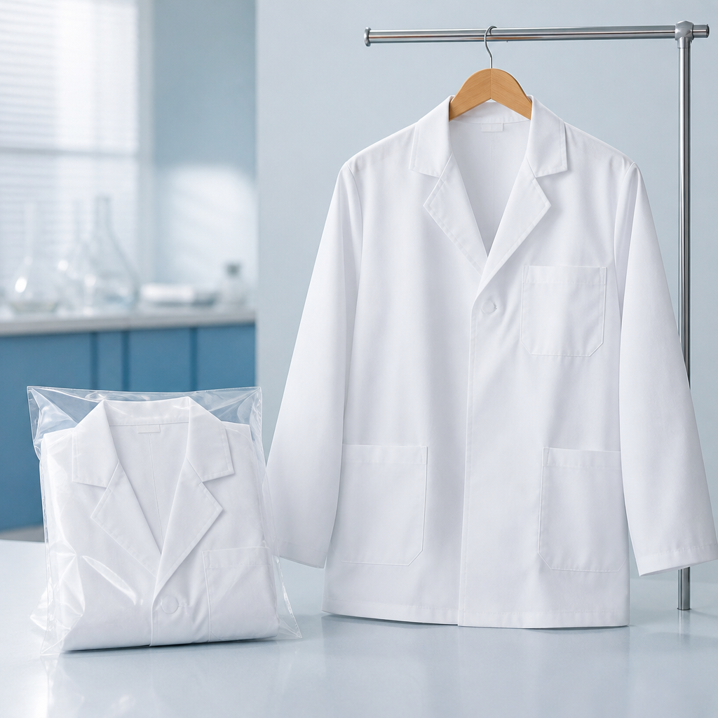 معطف الأطباء والمختبرات المعقم (Lab Coat)